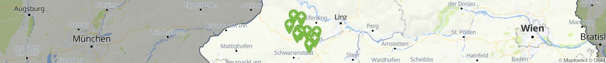 Map view for Pharmacies emergency services nearby Grieskirchen (Grieskirchen, Oberösterreich)
